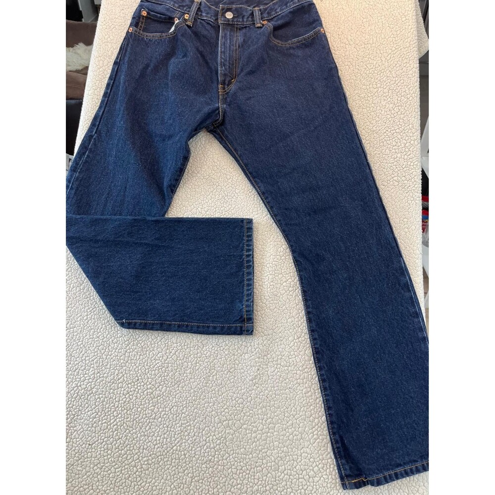 Levis 517 Mens Bootcut Jeans Dark Wash Denim Red Tab W32 L30 517-0217